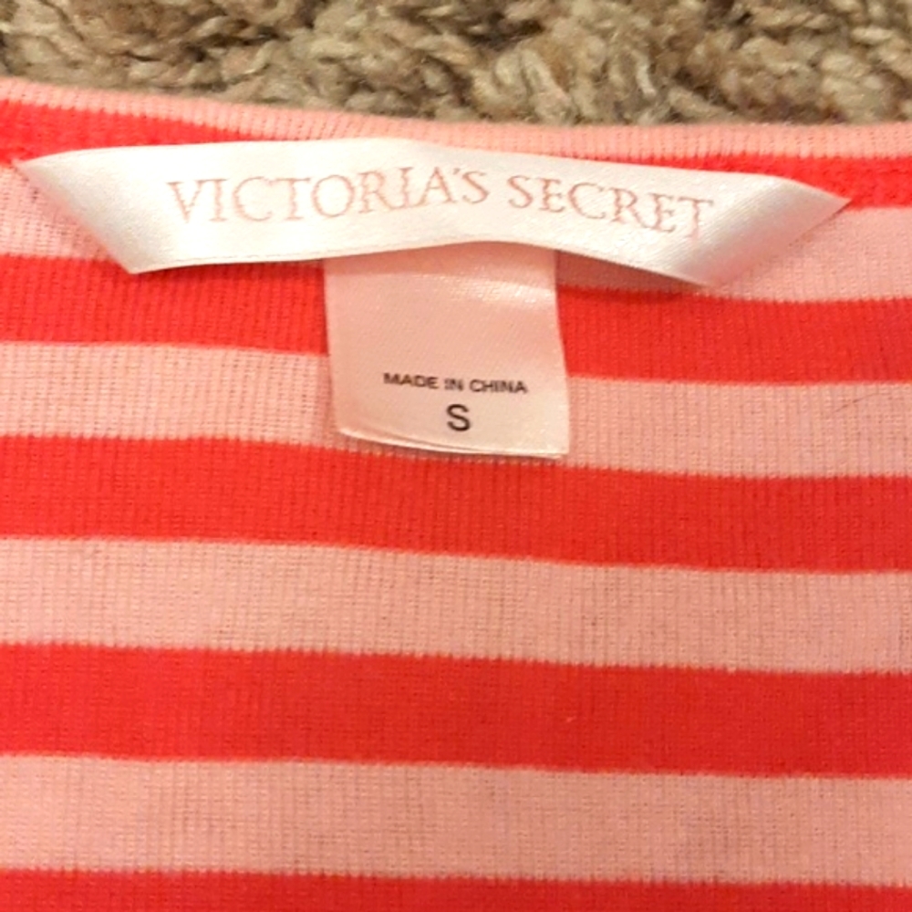 Victoria's Secret Red Striped Top